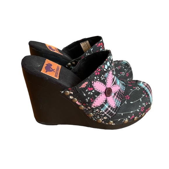 Rocket dog plaid quilted clog wedges - Picture 2 of 3